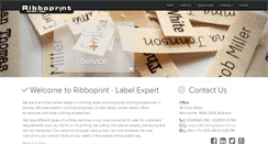 Desktop Screenshot of clothinglabels.com.au